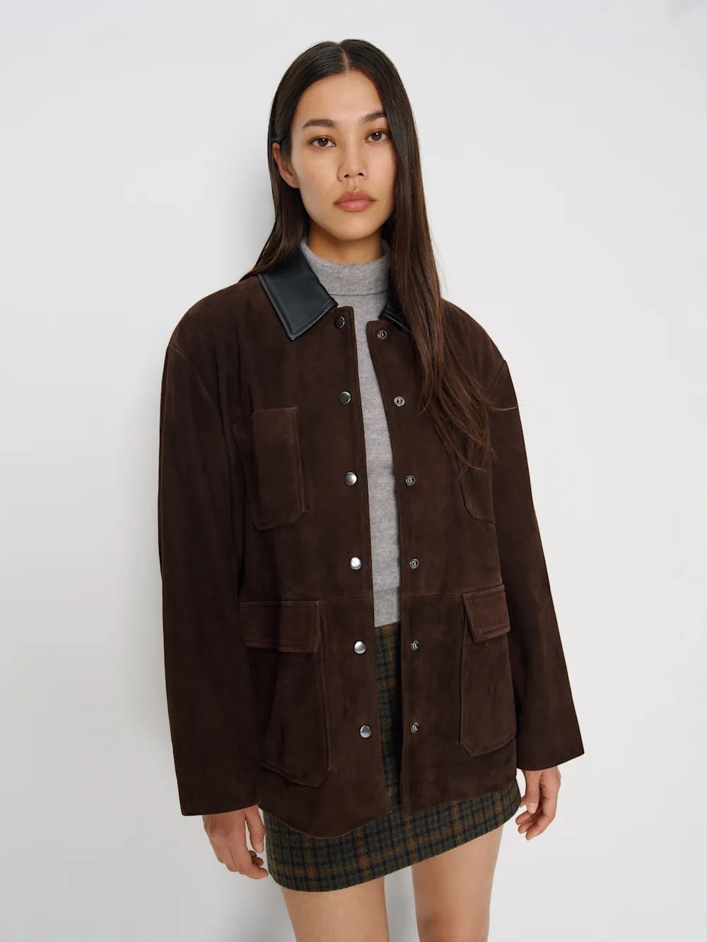 Reformation Veda Scottie Suede Jacket